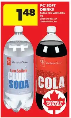 Real Canadian Superstore PC SOFT DRINKS offer