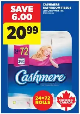Real Canadian Superstore CASHMERE BATHROOM TISSUE offer