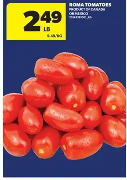 Real Canadian Superstore ROMA TOMATOES offer