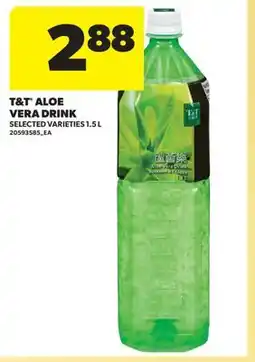 Real Canadian Superstore T & T ALOE VERA DRINK offer