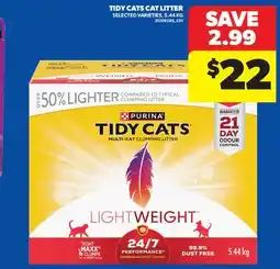 Real Canadian Superstore TIDY CATS CAT LITTER offer