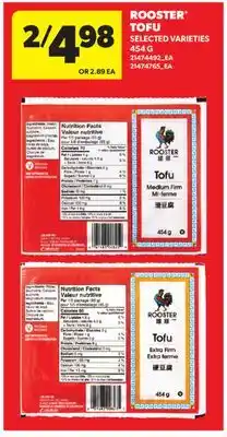 Real Canadian Superstore ROOSTER TOFU offer