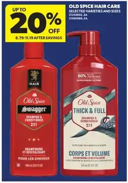 Real Canadian Superstore OLD SPICE HAIR CARE offer