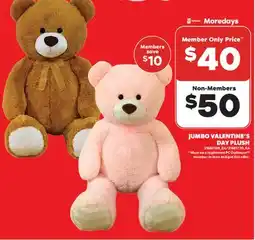 Real Canadian Superstore JUMBO VALENTINE'S DAY PLUSH offer