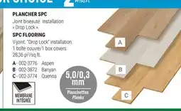 BMR PLANCHER SPC offer