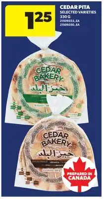 Real Canadian Superstore CEDAR PITA offer