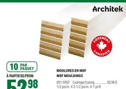 BMR MOULURES EN MDF offer