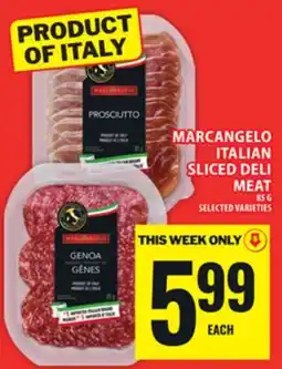 Food Basics MARCANGELO ITALIAN SLICED DELI MEAT offer