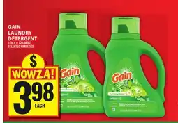 Food Basics GAIN LAUNDRY DETERGENT offer