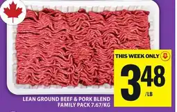Food Basics LEAN GROUND BEEF & PORK BLEND offer
