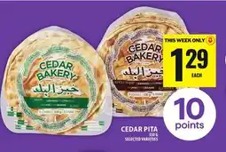Food Basics CEDAR PITA offer