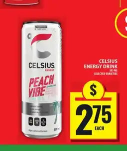 Food Basics CELSIUS ENERGY DRINK offer