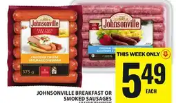 Food Basics JOHNSONVILLE BREAKFAST OR SMOKED SAUSAGES offer