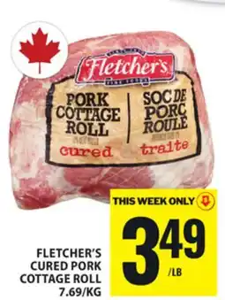 Food Basics FLETCHER'S CURED PORK COTTAGE ROLL offer