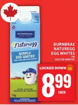 Food Basics BURNBRAE NATUREGG EGG WHITES offer