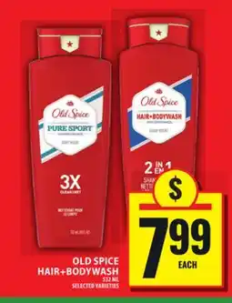 Food Basics OLD SPICE HAIR+BODY WASH offer