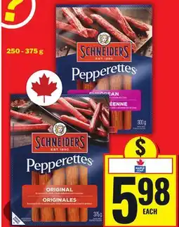 Food Basics SCHNEIDERS PEPPERETTES offer