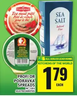 Food Basics PROFI OR PODRAVKA SPREADS offer