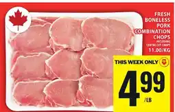 Food Basics FRESH BONELESS PORK COMBINATION CHOPS offer
