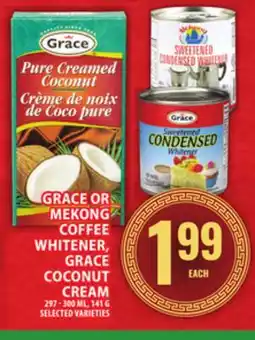 Food Basics GRACE OR MEKONG COFFEE WHITENER, GRACE COCONUT CREAM offer
