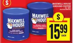 Food Basics MAXWELL HOUSE GROUND COFFEE offer