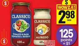 Food Basics CLASSICO PASTA SAUCE offer
