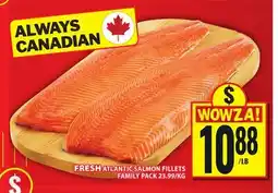 Food Basics FRESH ATLANTIC SALMON FILLETS FAMILY PACK offer