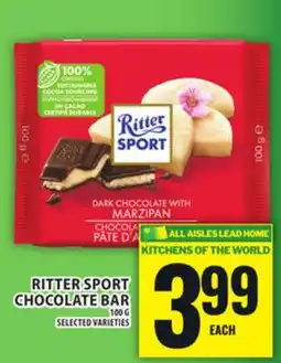 Food Basics RITTER SPORT CHOCOLATE BAR offer