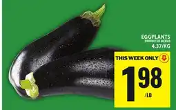 Food Basics EGGPLANTS offer