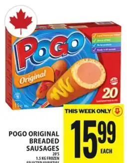 Food Basics POGO ORIGINAL BREADED SAUSAGES offer