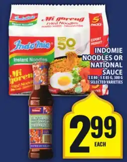 Food Basics INDOMIE NOODLES OR NATIONAL SAUCE offer
