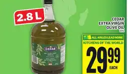 Food Basics CEDAR EXTRA VIRGIN OLIVE OIL offer