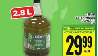 Food Basics CEDAR EXTRA VIRGIN OLIVE OIL offer