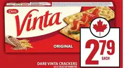 Food Basics DARE VINTA CRACKERS offer
