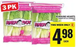 Food Basics ROMAINE HEARTS offer