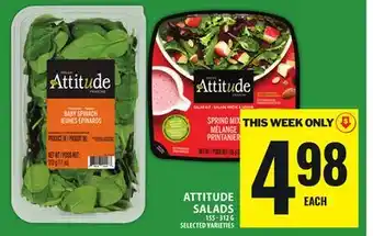 Food Basics ATTITUDE SALADS offer