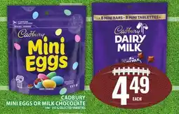Food Basics CADBURY MINI EGGS OR MILK CHOCOLATE offer