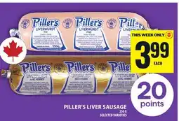 Food Basics PILLER'S LIVER SAUSAGE offer