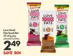 Longo's Love Good Fats Snack Bar offer
