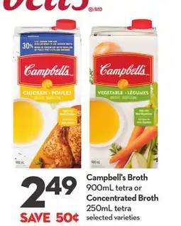 Longo's Broth 900mL tetra or Concentrated Broth 250mL tetra offer