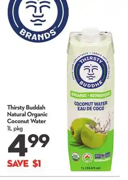 Longo's Natural Organic Coconut Water offer
