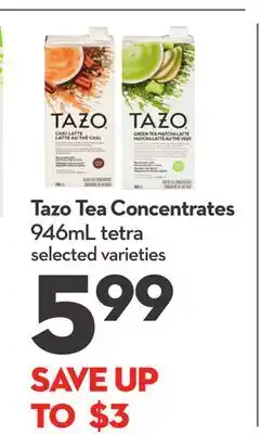 Longo's Tea Concentrates offer