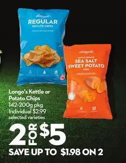 Longo's Kettle or Potato Chips offer