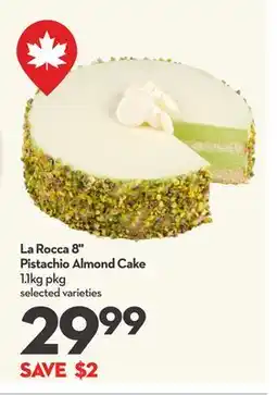 Longo's 8 Pistachio Almond Cake offer