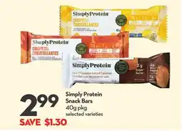 Longo's Simply Protein Snack Bars offer