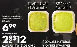 Longo's Smashed Avocado or Traditional Guacamole offer