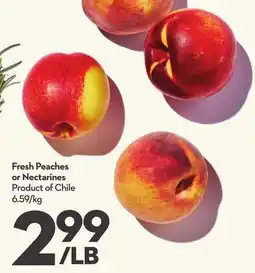 Longo's Fresh Peaches or Nectarines offer