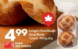 Longo's Sourdough Soup Bowls offer