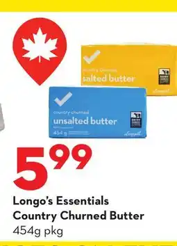 Longo's Essentials Country Churned Butter offer