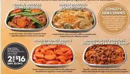 Longo's Longo's Kitchen Entrée Side Dishes offer